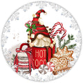 10 Hot Cocoa Gnome Wreath Sign, Wreath Sign, Home Decor