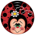10 Ladybug Daisy Sign, Wreath Sign, Home Decor