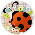 10 Ladybug Floral Sign , Wreath Sign, Home Decor