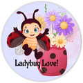 10 Ladybug Love Sign, Wreath Sign, Home Decor