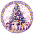 10 Lavender Christmas Tree Sign, Wreath Sign, Home Decor