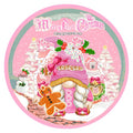 10 Merry Pink Gnome  Gingerbread Wreath Sign, Metal Wreath Sign, Home Decor