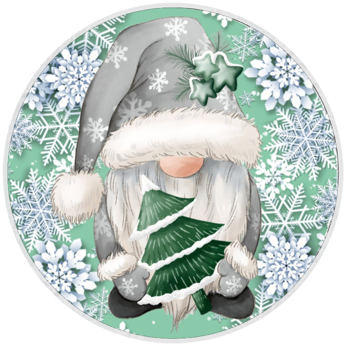 10 Mint Winter Gnome Sign, Halloween Wreath Sign, Home Decor, The Ritzy Cactus, Gift