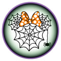 10 Miss Mouse Spider Web Halloween Wreath Sign, Metal Wreath Sign, Home Decor