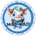 10 Moo Yall Cow Sign, Wreath Sign, Home Decor