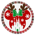 10 Mouse Christmas Wreath Sign, Metal Wreath Sign, Home Decor