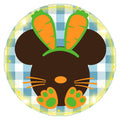 10 Mouse Plaid Easter Sign, Wreath Sign, Metal sign, Home Decor