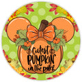 10  Mouse Pumpkin Sign, Wreath Sign, Home Decor