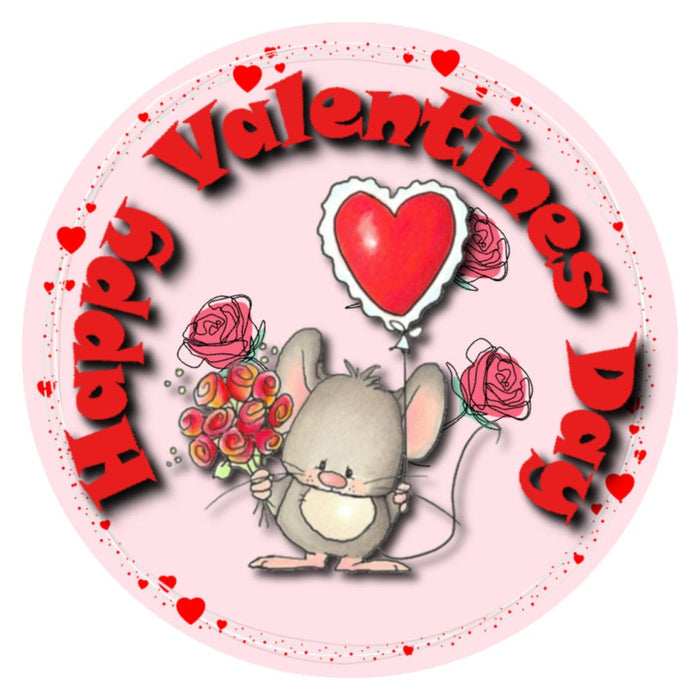 10 Mouse Valentine Sign, Wreath Sign, Home Decor