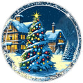 10 Night Before Christmas Winter Scene Wreath Sign, Wreath Sign, Home Decor