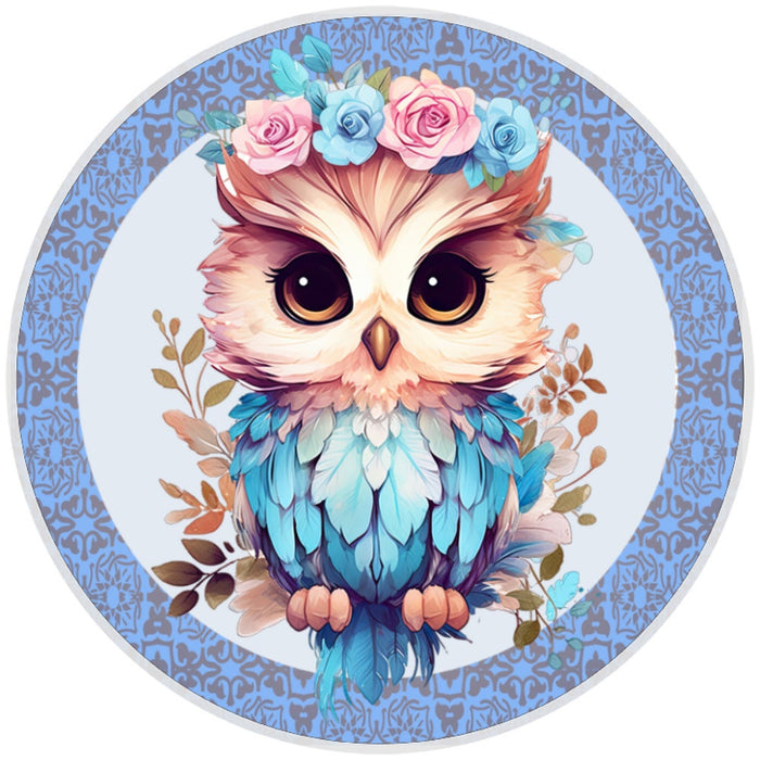 10 Owl Floral Sign, Wreath Sign, Home Decor, Metal Sign, The Ritzy Cactus