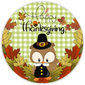 10 Owl Pilgram Thanksgivings Sign, Wreath Sign, Home Decor