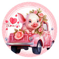10 Pig Love Valentine Sign, Wreath Sign, Home Decor