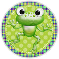 10 Plaid Frog Sign, Wreath Sign, Home Decor, Metal Sign, The Ritzy Cactus