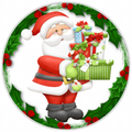 10” Presents From Santa Wreath  Sign, Home Decor, Aluminum, The Ritzy Cactus