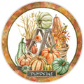 10 Pumpkin Fall Sign, Wreath Sign, Home Decor