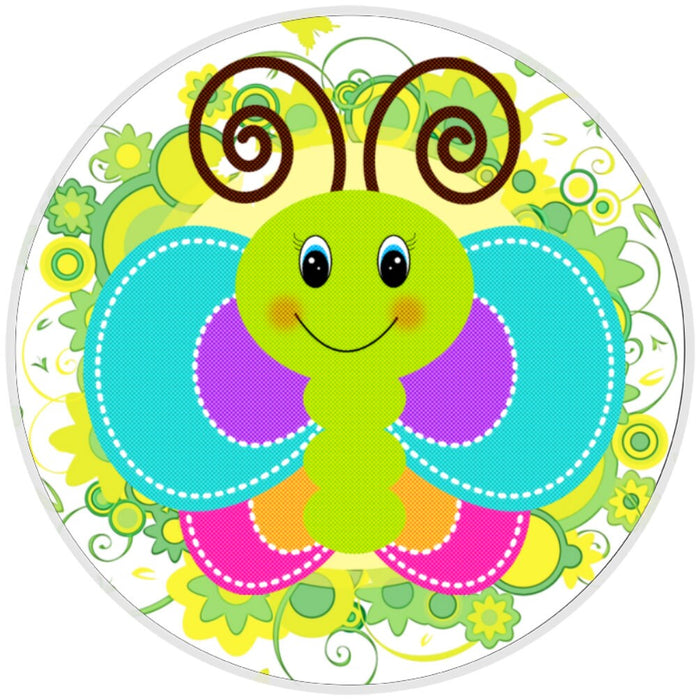 10 Rainbow Butterfly Sign, Wreath Sign, Home Decor, Metal Sign, The Ritzy Cactus