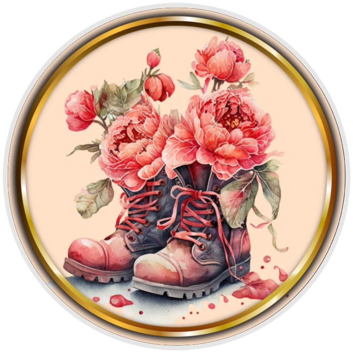 10 Rustic Boot Floral Sign, Wreath Sign, Home Decor