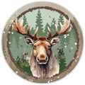 10 Rustic Moose Sign, Wreath Sign, Home Decor