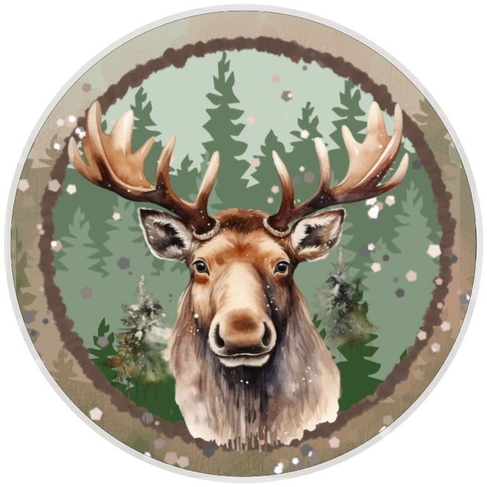10 Rustic Moose Sign, Wreath Sign, Home Decor