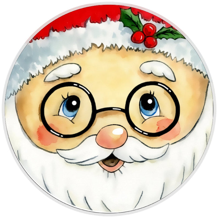 10 Santa Face Sign, Wreath Sign, Home Decor