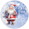 10 Santa Holiday Cheer Wreath Sign, Wreath Sign, Home Decor
