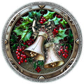 10 Silver Bells Christmas Wreath Sign, Wreath Sign, Home Decor