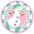 10 Skating Snowman Wreath Sign, Wreath Sign, Home Decor