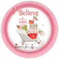 10” Sleigh Believe Wreath Sign, Home Decor, Aluminum, The Ritzy Cactus