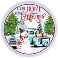 10 Snowman Home For Christmas  Metal Sign, Wreath Sign, Home Decor