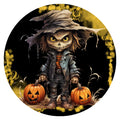 10 Spooky Scarecrow Halloween Sign, Halloween Wreath Sign, Home Decor, The Ritzy Cactus, Gift
