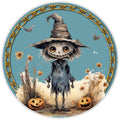 10 Spooky Scarecrow Halloween Sign, Halloween Wreath Sign, Home Decor
