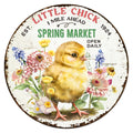 10 Spring Market Chick Sign, Wreath Sign, Home Decor