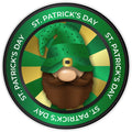 10 St Patricks Day Gnome Sign, Wreath Sign, Home Decor, Metal Sign, The Ritzy Cactus