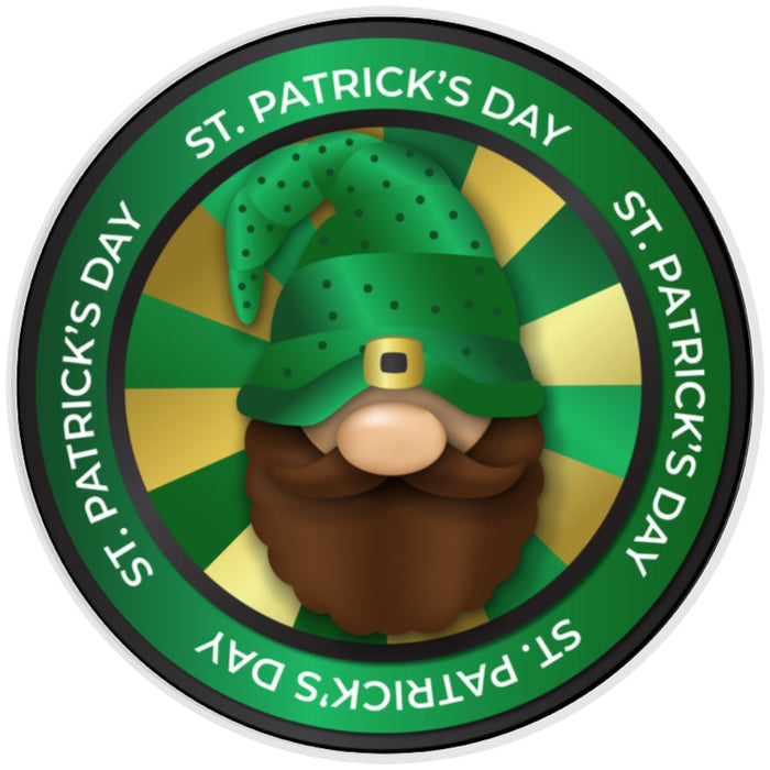 10 St Patricks Day Gnome Sign, Wreath Sign, Home Decor, Metal Sign, The Ritzy Cactus