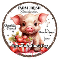 10 Strawberry Valentine Sign, Wreath Sign, Home Decor