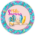 10 Summer Beach Sign, Sunshine Wreath Wreath Sign, Home Decor