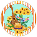 10 Summer Fiesta Sign, Wreath Sign, Home Decor
