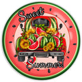 10 Sweet Summer Watermelon Sign, Wreath Sign, Home Decor