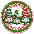 10 Tangled Lights Gnome Christmas Sign, Wreath Sign, Home Decor
