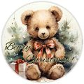 10 Teddy Bear Beary Christmas Wreath Sign, Wreath Sign, Home Decor
