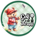10 Teddy Bear Golf Therapy Sign, Wreath Sign, Home Decor, Metal Sign, The Ritzy Cactus