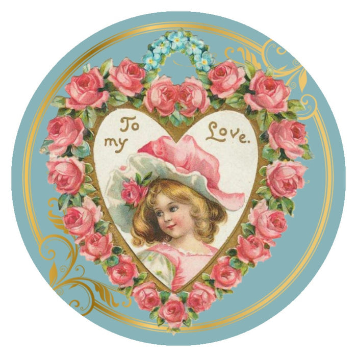 10 Vintage Look Valentine Sign, Wreath Sign, Home Decor