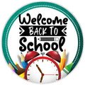 10 Welcome Back To School Sign, Metal Wreath Sign, Home Decor