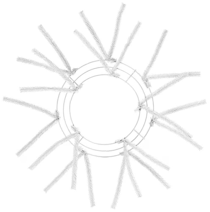 10" White Pencil Wreath Form, 12 placements, Craft Supplies, DIY Wreath frame