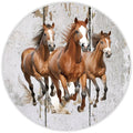 10 Wild Horses Western Wreath Sign, Wreath Sign, Home Decor, Metal Sign, The Ritzy Cactus