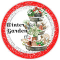 10 Winter Christmas  Garden Sign, Wreath Sign, Home Decor