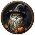 10 Witch Owl Halloween Sign, Wreath Sign, Home Decor