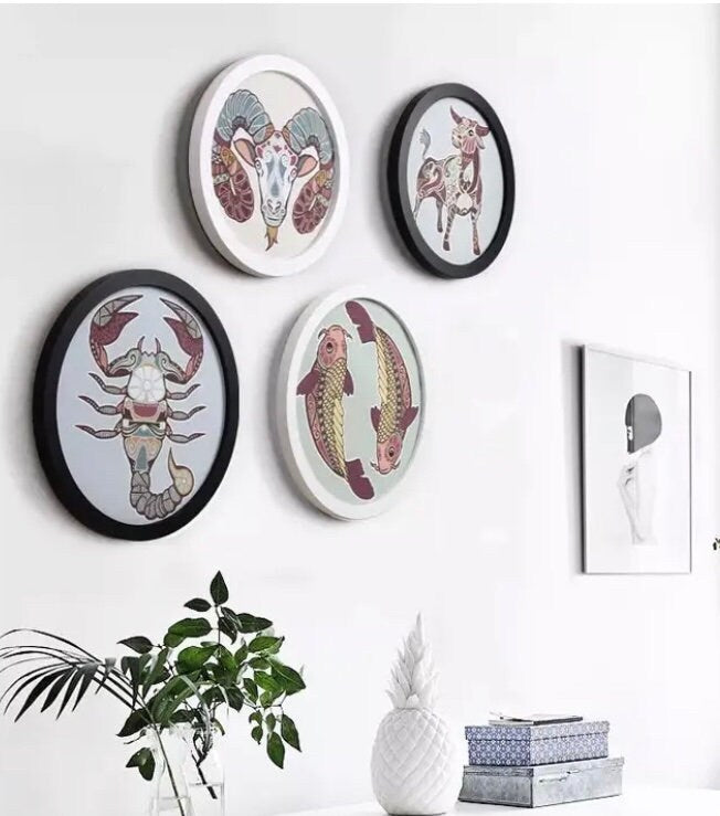 10 Wooden Frame, Frame, Aluminum Sign Frame, Home Decor, White Frame, Black Frame, The Ritzy Cactus