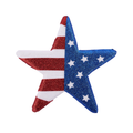 10"W x 10"L Glitter Star| Holiday Patriotic Spray | DIY Decor Wreath Embellishment | Wreath Supplies
